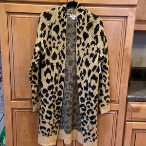 BP. Leopard cardigan